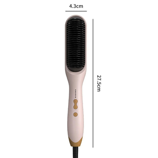 Hair Straightener Brush Negative Ions Straightening Comb Curling Tool [XNHB001]