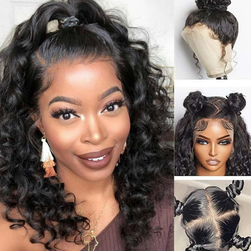 14 Inches Body Wave Natural Black 100% Brazilian Virgin Human Hair Full Lace Wigs [IFHBW5531]