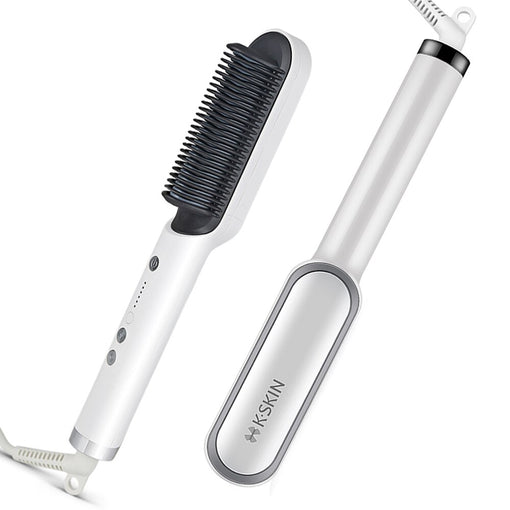 Hair Straightener Brush Negative Ions Straightening Comb Curling Tool [KSHB002]