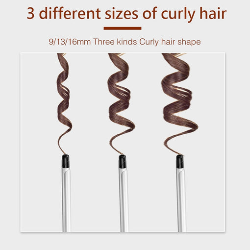 9mm/13mm/16mm Slim Hair Curler Unisex Small Diameter Curling Iron [XNHC001]