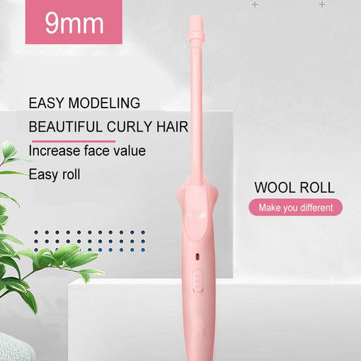 9mm Slim Hair Curler Unisex Curling Iron [MNHC002]