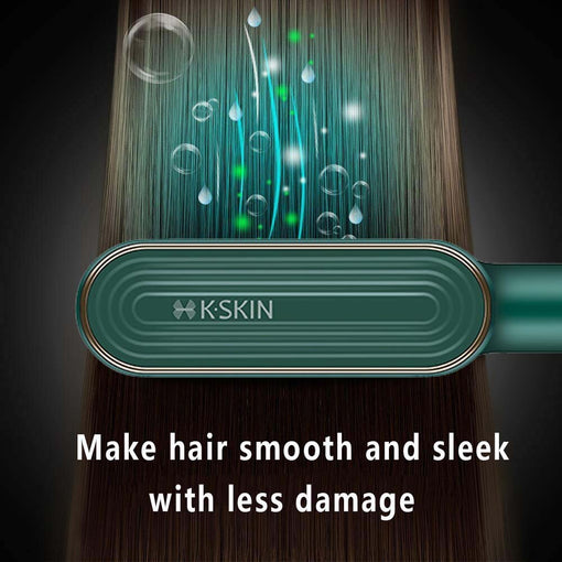 Hair Straightener Brush Negative Ions Straightening Comb Curling Tool [KSHB001]