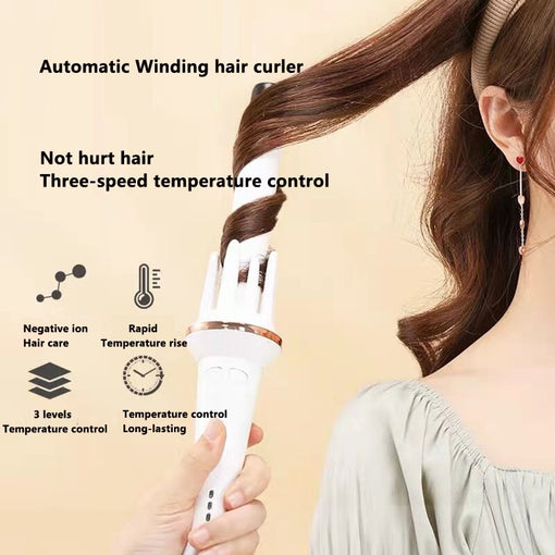 Automatic Rotation 28mm Hair Curler Negative Ions Hair Curl Iron [XNHC006]