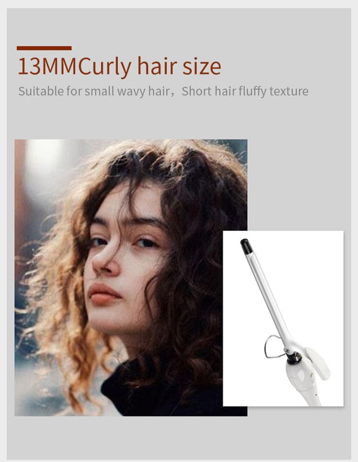 9mm/13mm/16mm Slim Hair Curler Unisex Small Diameter Curling Iron [XNHC001]
