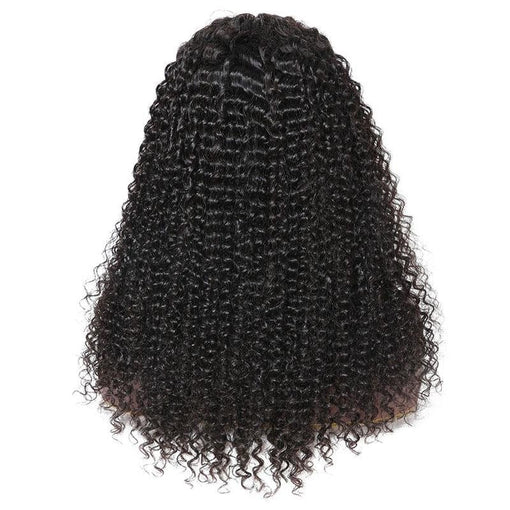 16 Inches Water Wave Natural Black 100% Brazilian Virgin Human Hair Full Lace Wigs [IFHWW5538]