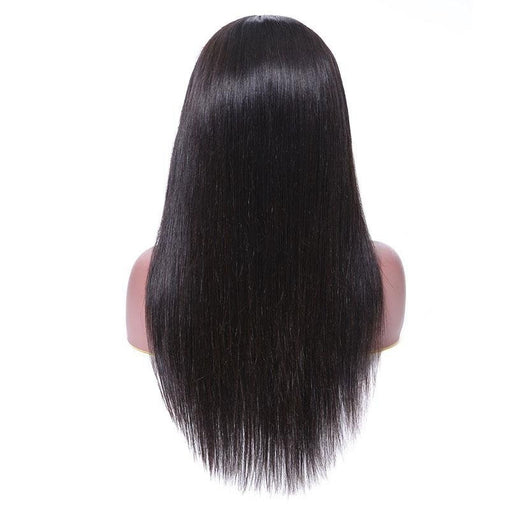 18 Inches Silky Straight Natural Black 100% Brazilian Virgin Human Hair Full Lace Wigs [IFHSS5543]