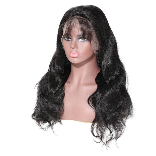 20 Inches Body Wave Natural Black 100% Brazilian Virgin Human Hair 360 Lace Wigs [I3HBW5545]