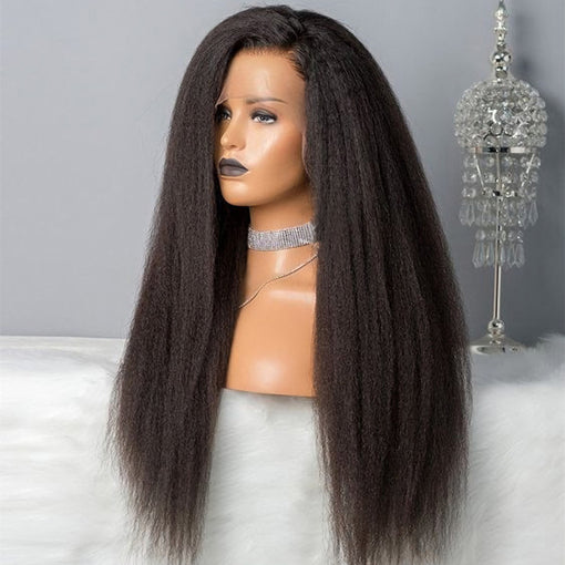 22 Inches Yaki Straight Natural Black 100% Brazilian Virgin Human Hair 4