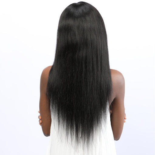 20 Inches Silky Straight Long Premium Human Hair Lace Front Wigs [ILHSS5601]