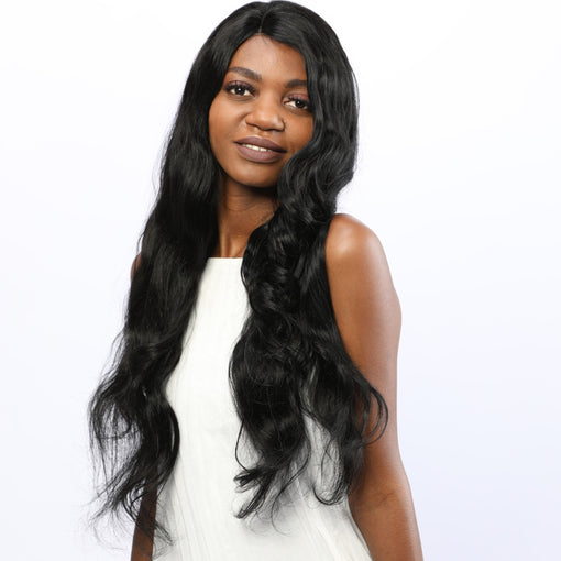 22 Inches Body Wave Long Premium Human Hair Lace Front Wigs [ILHBW5605]