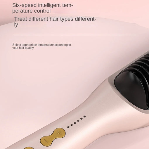 Hair Straightener Brush Negative Ions Straightening Comb Curling Tool [XNHB001]