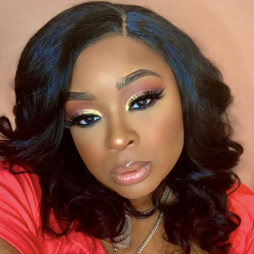 14 Inches Body Wave Natural Black Remy Human Hair 360 Lace Wigs [I3HBW6108]