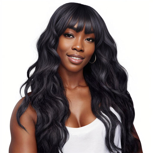 20 Inches Body Wave #2 Dark Brown Remy Human Hair Full Lace Wigs [IFHBW6123]