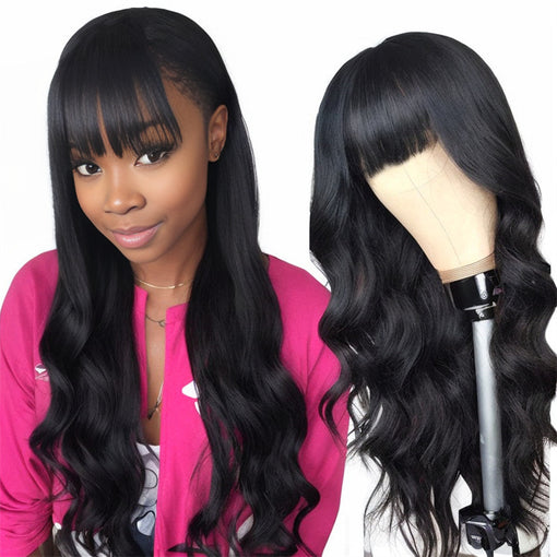 20 Inches Body Wave #2 Dark Brown Remy Human Hair Lace Front Wigs [ILHBW6123]