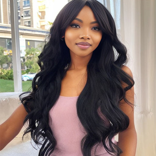 22 Inches Body Wave #2 Dark Brown Remy Human Hair Lace Front Wigs [ILHBW6124]