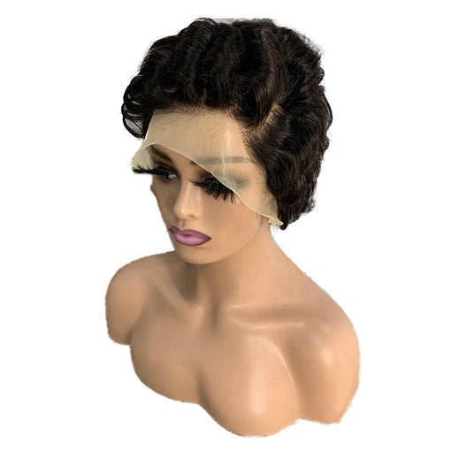Short Retro Undetectable 13*4 Lace Front Body Wave Human Hair Wigs [IHLBW6172]
