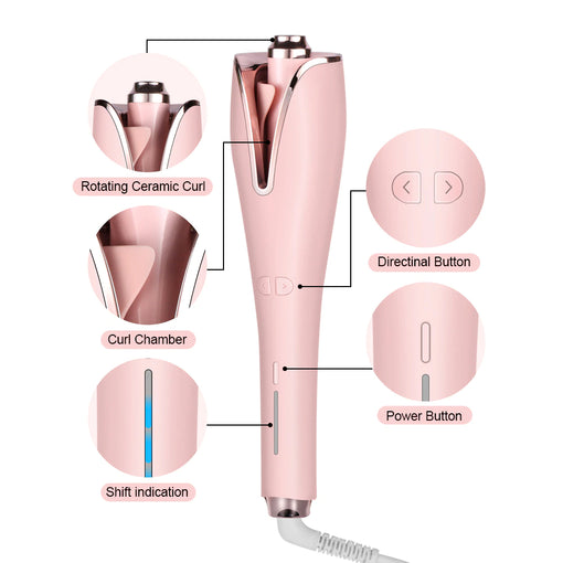 Automatic Rotation 32mm Hair Curler Negative Ions Hair Curl Iron [XNHC008]