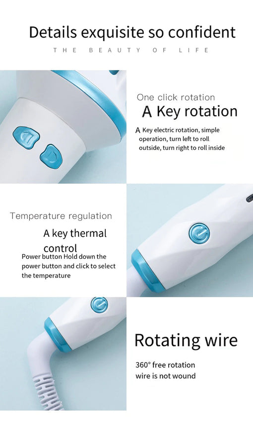 Automatic Rotation 28mm Hair Curler Negative Ions Hair Curl Iron [XNHC006]