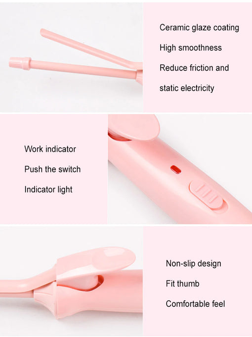 9mm Slim Hair Curler Unisex Curling Iron [MNHC002]
