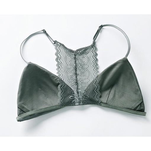 Front Closure Wireless Lightly Lined Bra & Panty Sets [BRPY0012]