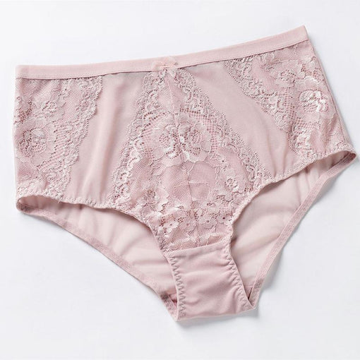 Lace Embroidery Underwire Unlied Bra & Panty Sets [BRPY0013]