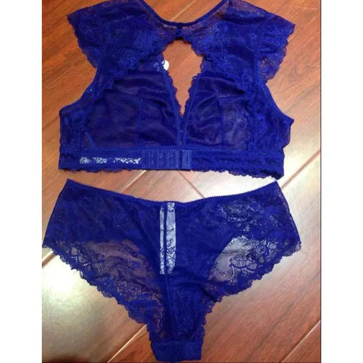 Lace Wireless Unlined Bra & Panty Sets [BRPY0018]