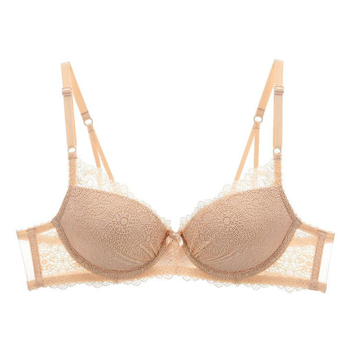 Sexy Lace Gathering Underwire Bra & Panty Sets [BRPY0026]