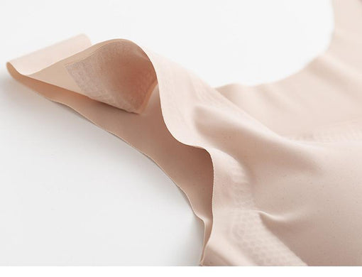 Minimizer Comfortable Seamless Simple Mulberry Silk Full Cup Tank Top Wireless Underwear Bras & Bralettes [GDBR0081]