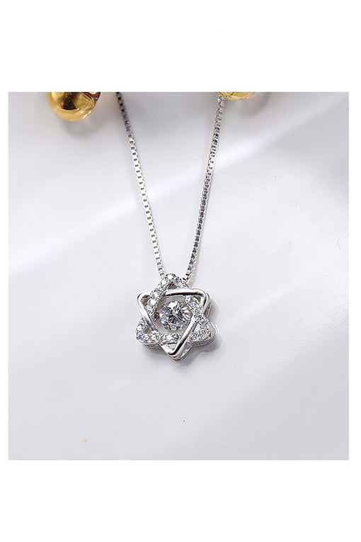 Six-pointed Star Silver Pendant (without chain) [INLA178]
