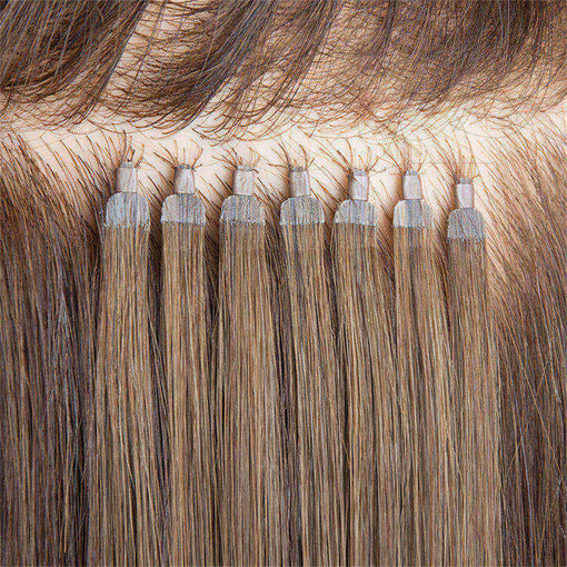 Y Tip Silky Straight #4 Medium Bown Remy Human Hair Extensions [YTIPSS002]